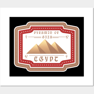 Pyramids of Giza Posters and Art